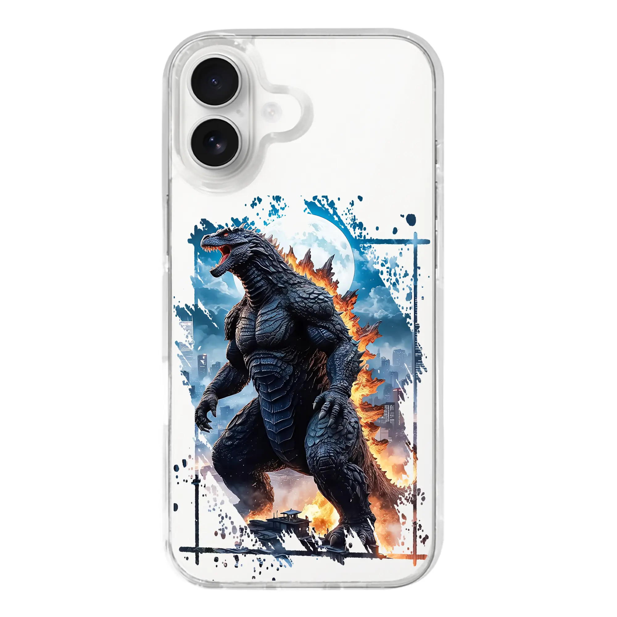 ゴジラ グッズ,ゴジラ - iPhone 17シリーズ 透明スマホケース – 薄型・耐衝撃・精密フィット保護カバー